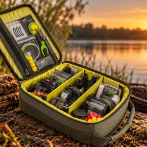 BoxForFishing Tackle Pack – otvorené rybárske puzdro na zips s výbavou